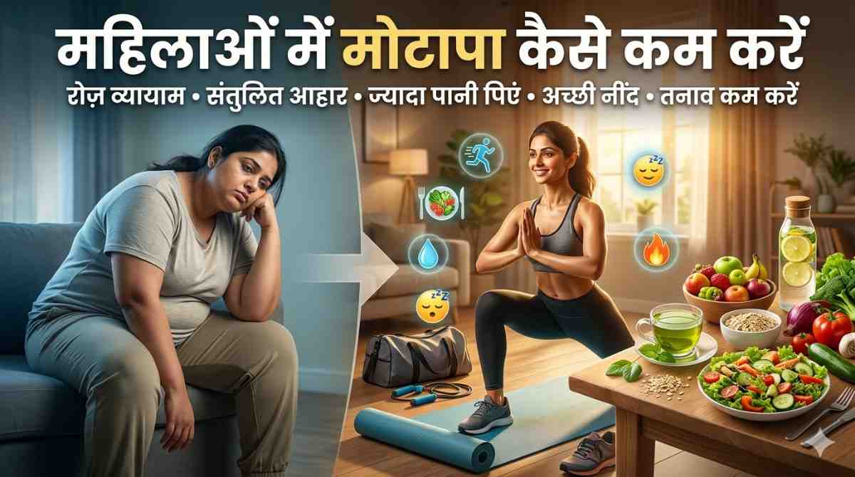 mahilaon mein motapa kaise kam kare