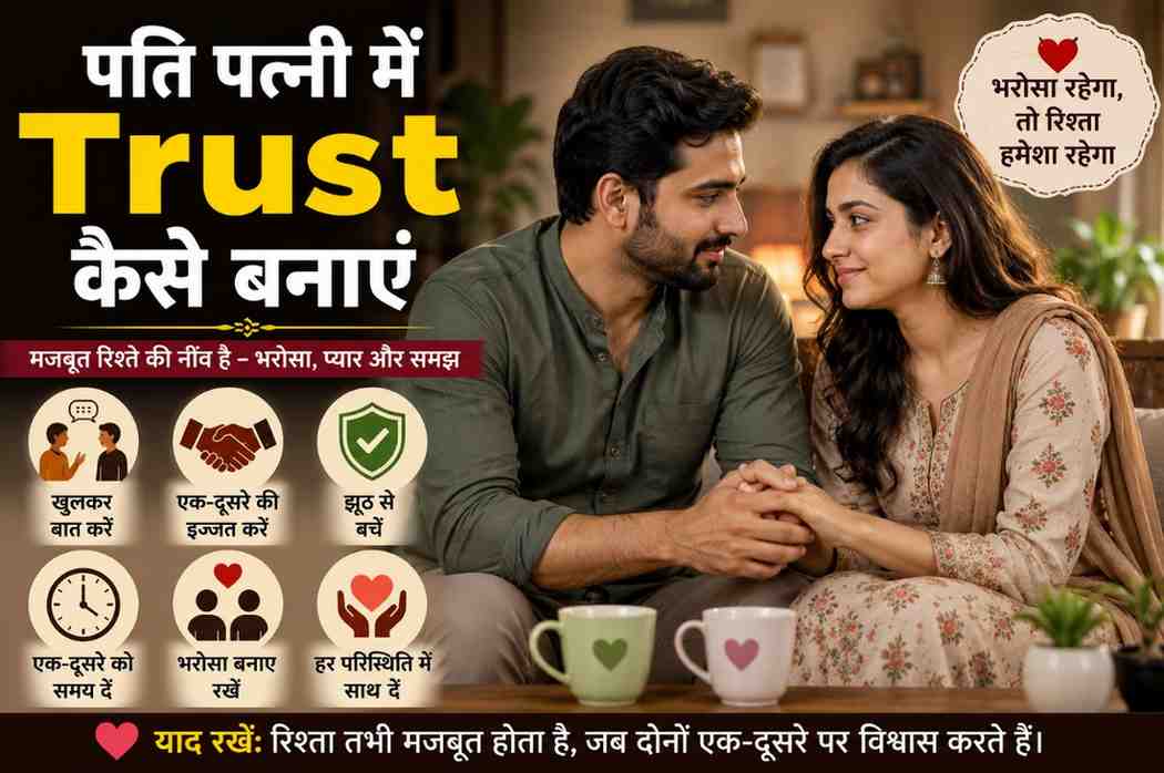 pati patni mein trust kaise banaye