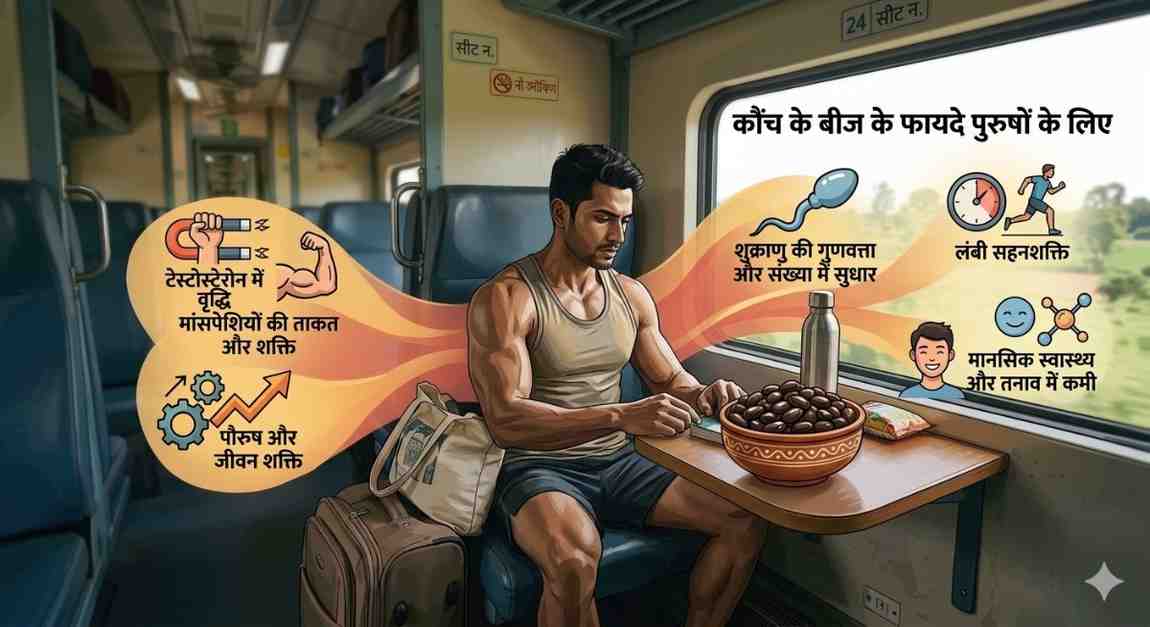 कौंच के बीज के फायदे पुरुषों के लिए