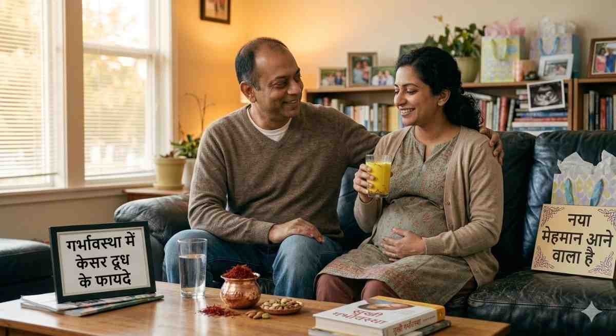 गर्भावस्था में केसर दूध के फायदे