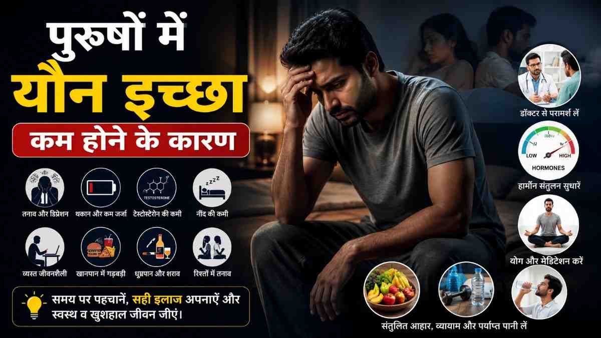 पुरुषों में यौन इच्छा कम होने के कारण