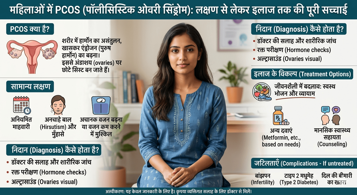 महिलाओं में PCOS क्या होता है