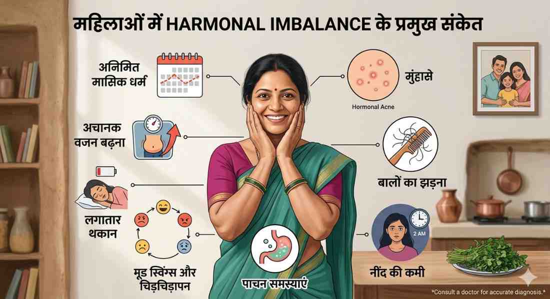 महिलाओं में hormonal imbalance के संकेत