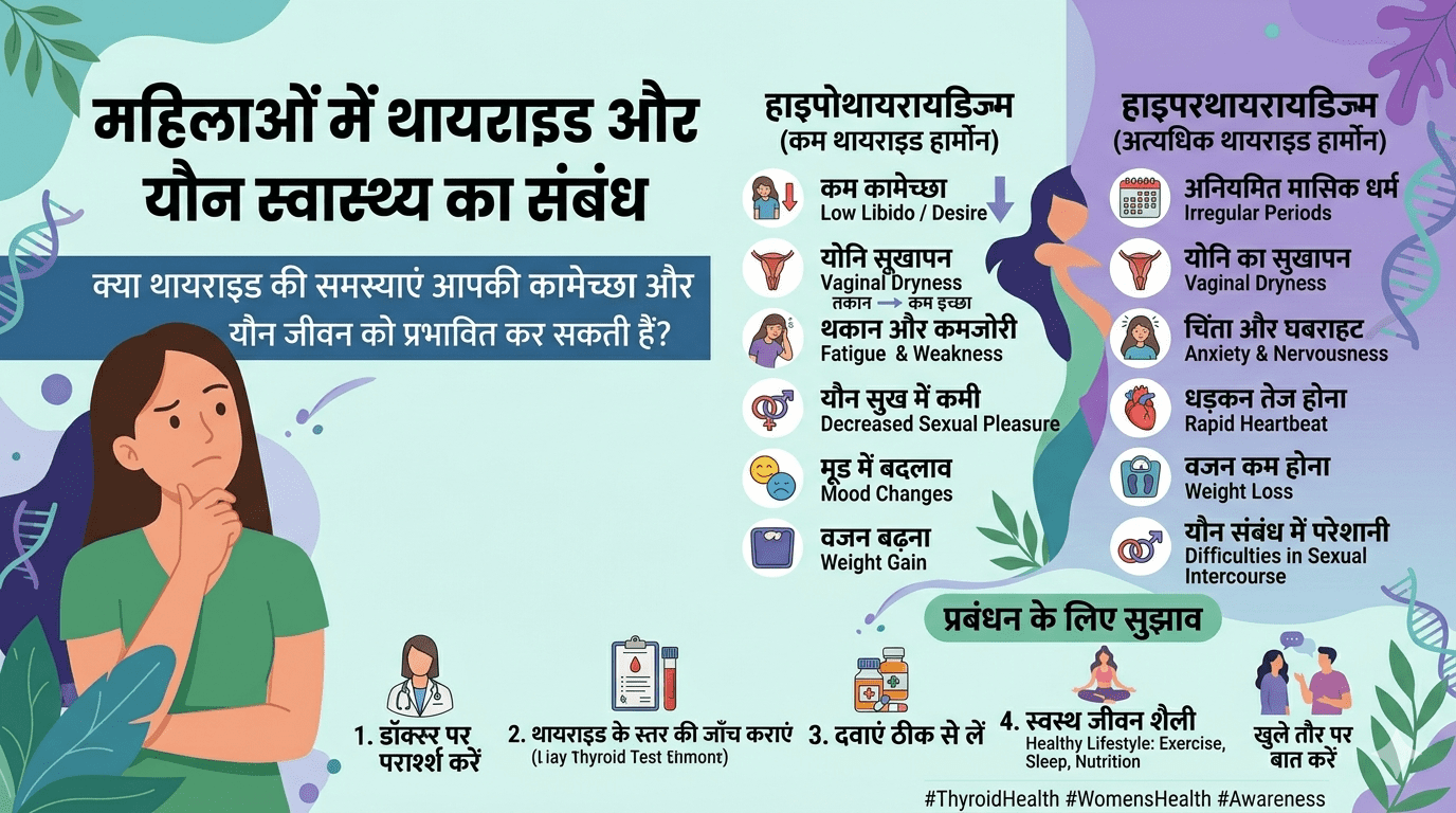 महिलाओं में thyroid और यौन स्वास्थ्य