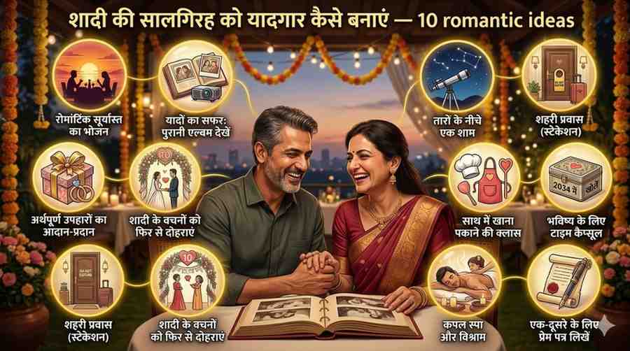 शादी की सालगिरह को यादगार कैसे बनाएं