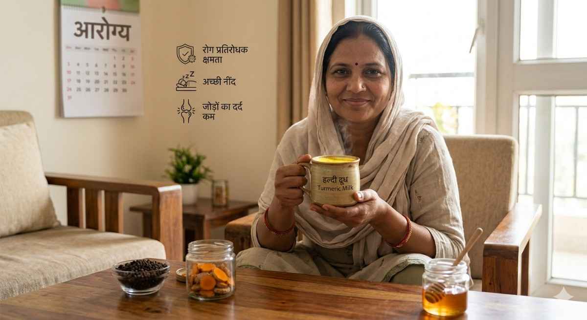 हल्दी दूध पीने के फायदे