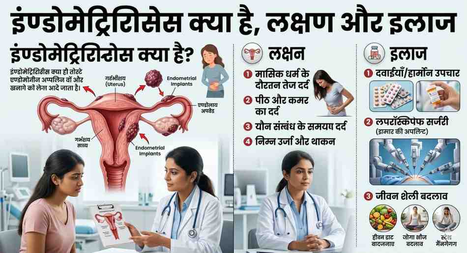 endometriosis kya hai lakshan aur ilaj