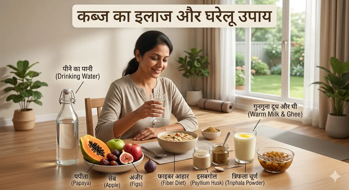 कब्ज का इलाज और घरेलू उपाय