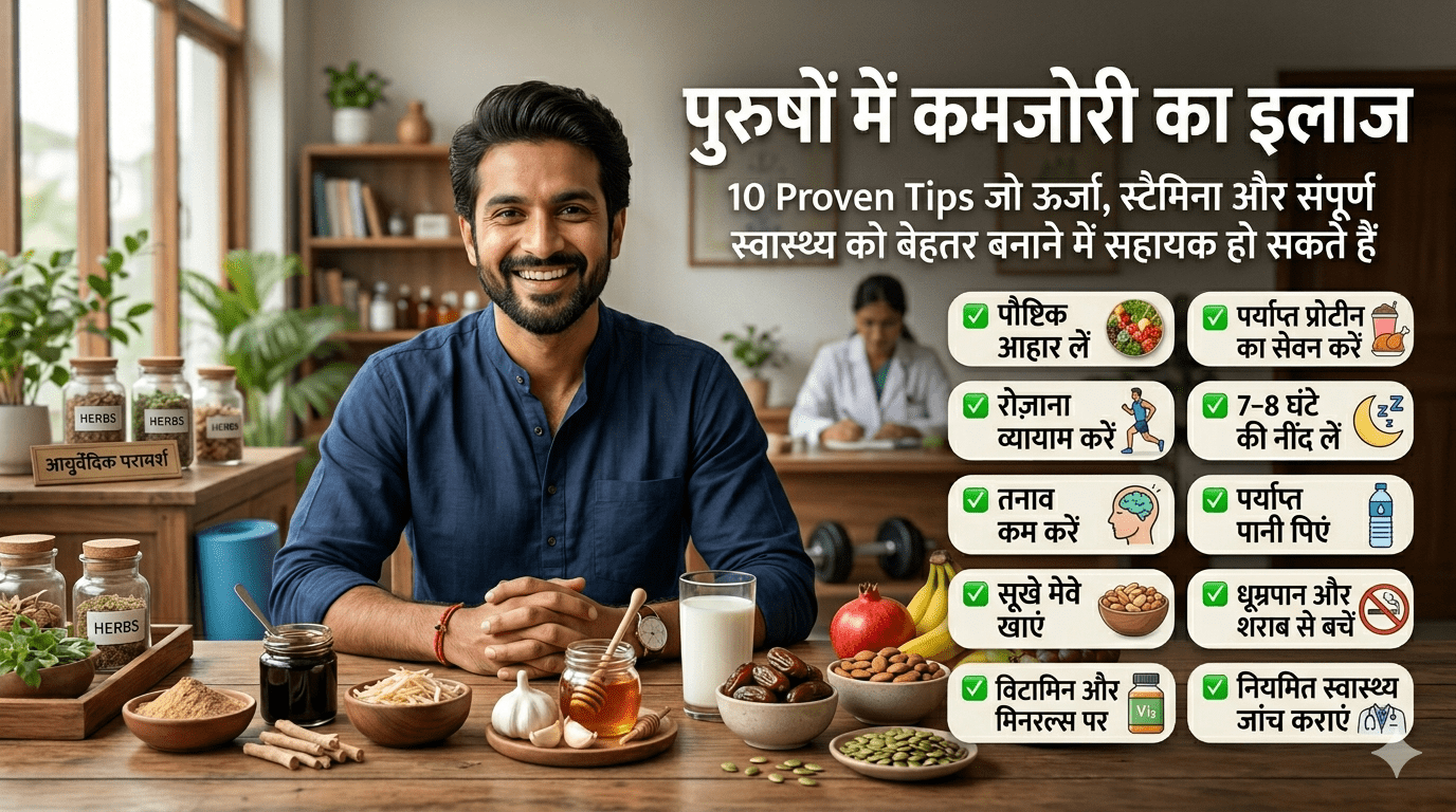 purushon mein kamzori ka ilaj